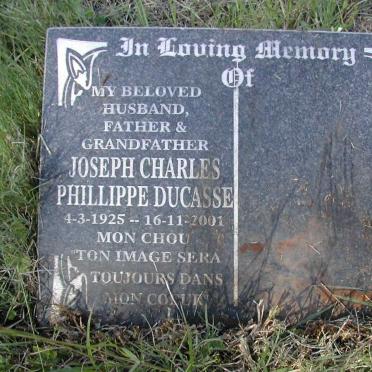 DUCASSE Joseph Charles Phillippe 1925-200