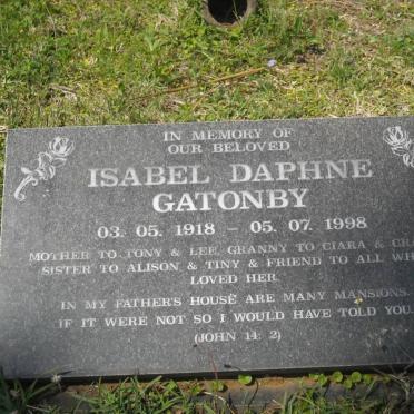 GATONBY Isabel Daphne 1918-1998