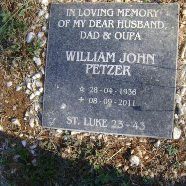 PETZER William John 1936-2011