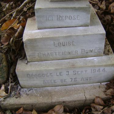 DUMÉE Louise, de chasteigner -1944