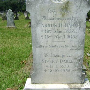 DAHLE Markus O. 1838- 1915 :: DAHLE Silvert 1873-1956