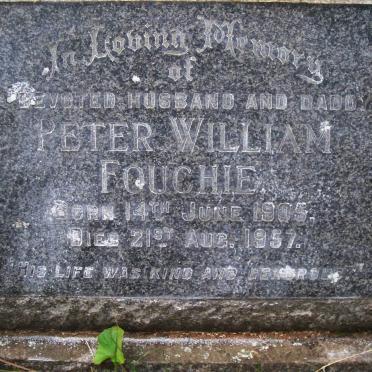 FOUCHIE Peter William 1905-1957