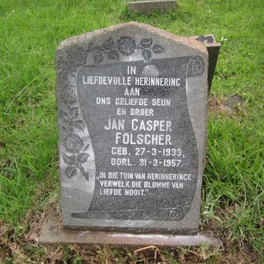 FÖLSCHER Jan Casper 1933-1957