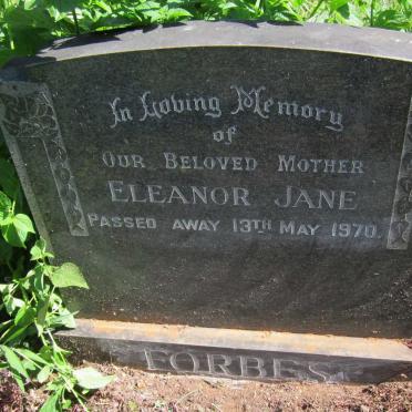 FORBES Eleanor Jane -1970