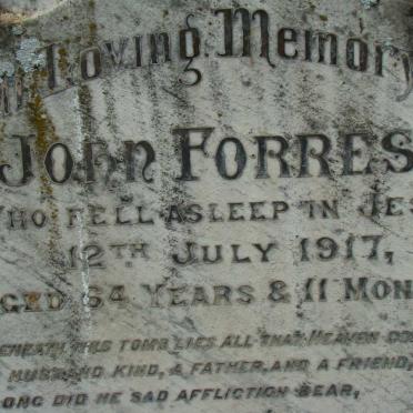 FORREST John -1917