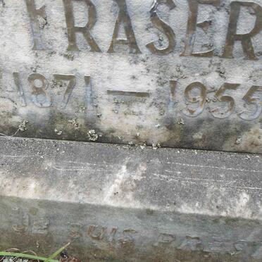 FRASER Elizabeth Ann 1871-1955