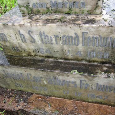 FENWICK Joseph Sutherland 1864-1938 &amp; Janet Carruthers 1872-1947