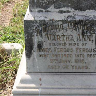 FERGUSON Martha Ann -1916