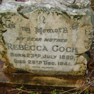 GOCH Rebecca 1890-1941