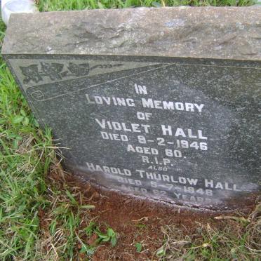 HALL Harold Thurlow -1948 &amp; Violet -1946
