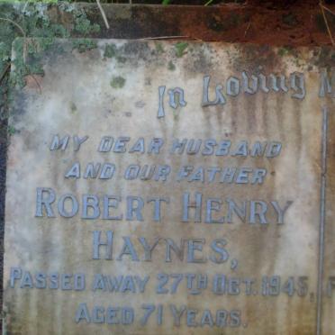 HAYNES Robert Henry -1945 & Amiee Marie -1951