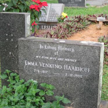 HAARHOF Emma Venkino 1917-1965