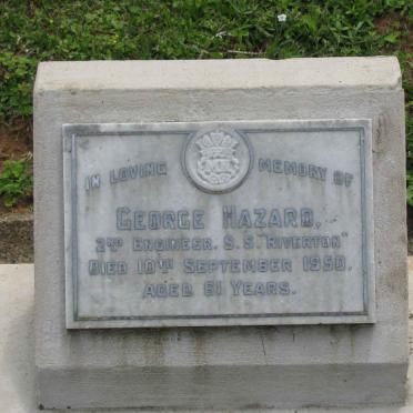 HAZARD George -1950