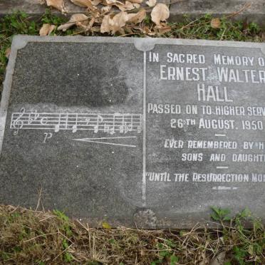 HALL Ernest Walter -1950