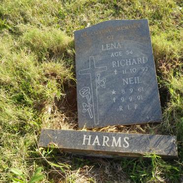 HARMS Lena :: HARMS Richard -1992 :: HARMS Neil 1961-1991