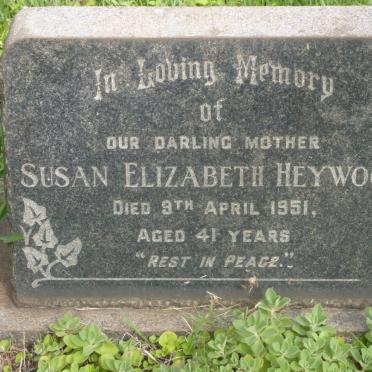 HEYWOOD Susan Elizabeth -1951