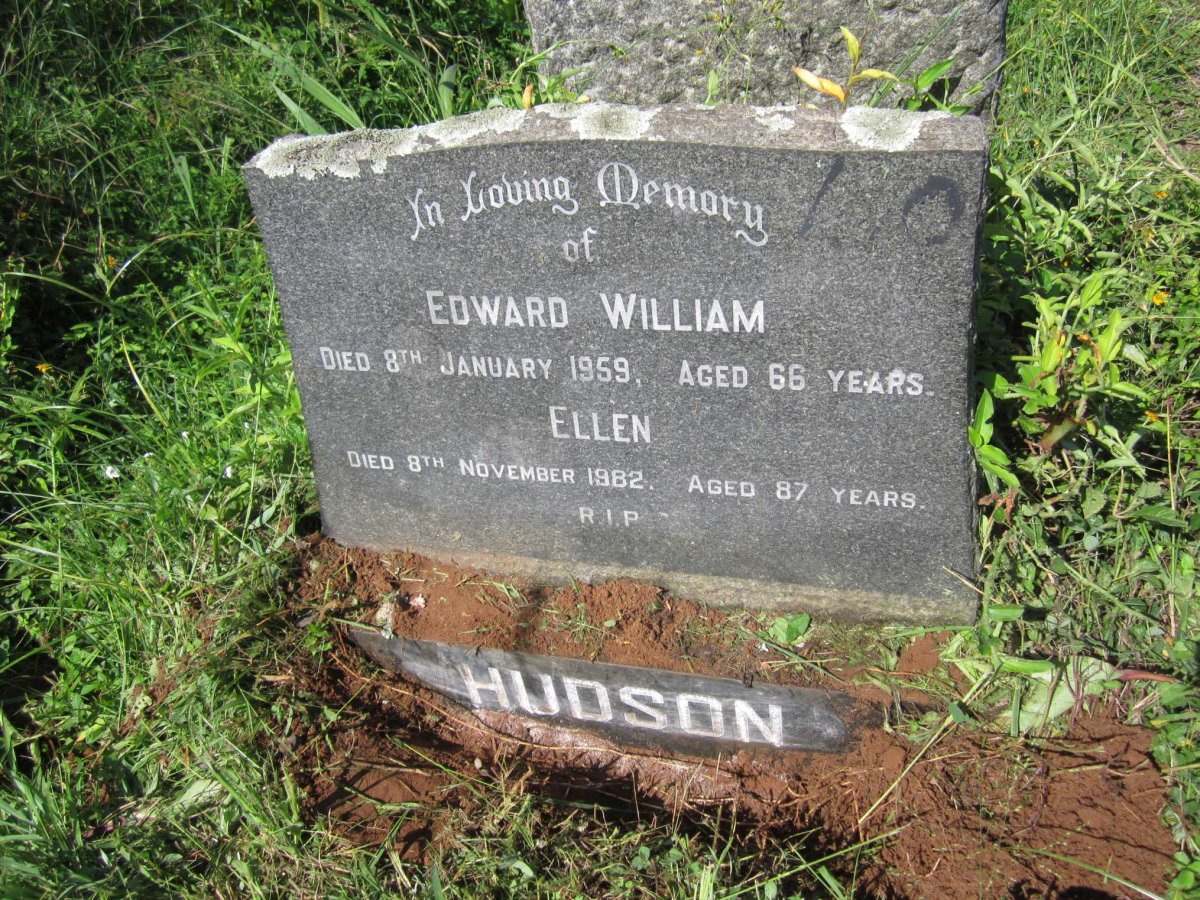 HUDSON Edward William -1959 & Ellen Iris -1982