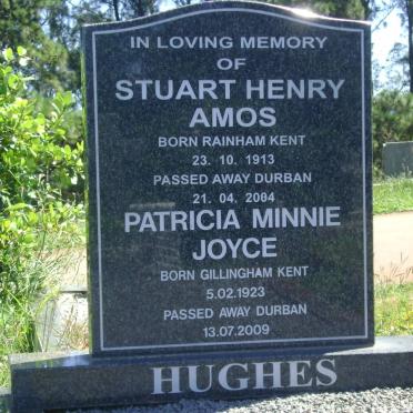 HUGHES Stuart Henry Amos 1913-2004 &amp; Patricia Minnie Joyce 1923-2009