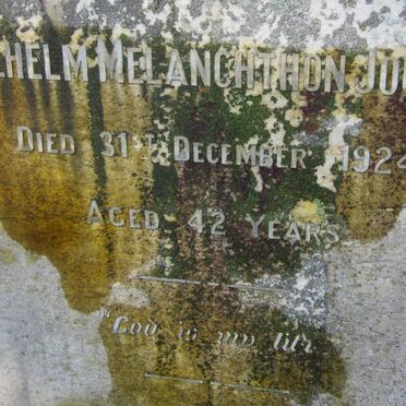 JOUBERT Wilhelm Melanchthon -1924 &amp; Francina -1964