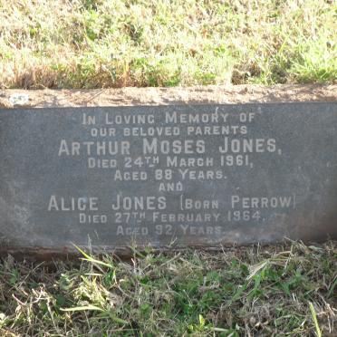 JONES Arthur Moses -1961 & Alice PERROW -1964 :: JONES Norman Austin -1954 :: JONES Frederick G. -1954 & Elizabeth -1961