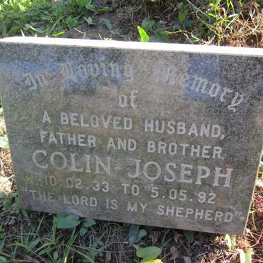 JOSEPH Colin 1933-1992