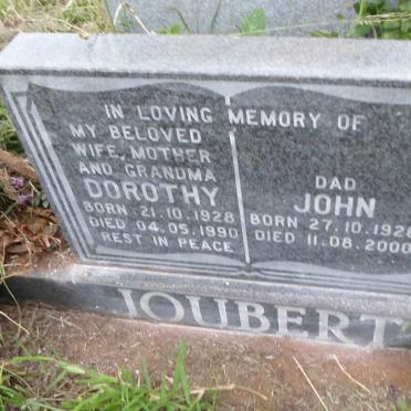 JOUBERT John 1926-2000 &amp; Dorothy 1928-1990