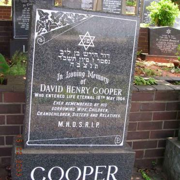 COOPER David Henry -1964