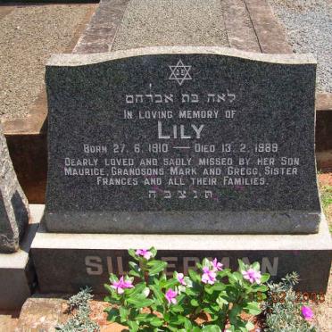 SIL?ERMAN Lily 1910-1989