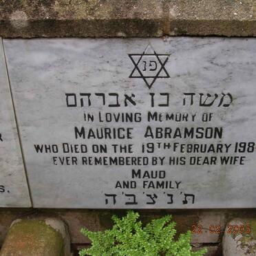 ABRAMSON Maurice -1984