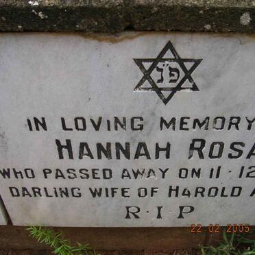 ARON Hannah Rosa -198?