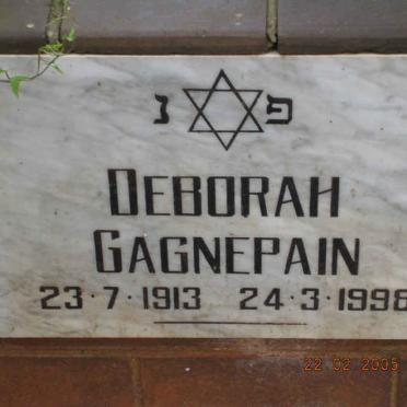 GAGNEPAIN Deborah 1913-1998