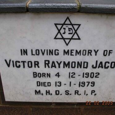 JACOBS Victor Raymond 1902-1979