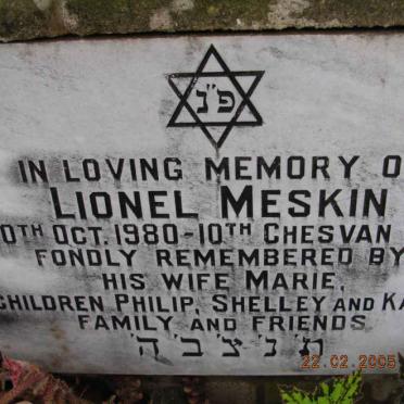 MESKIN Lionel -1980