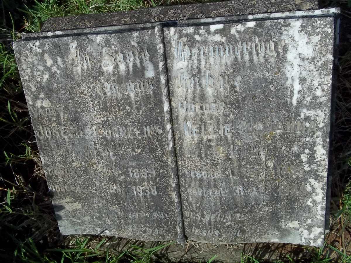 KLUE Joseph Cornelius 1889-1938 & Nellie Johanna -1895-1949