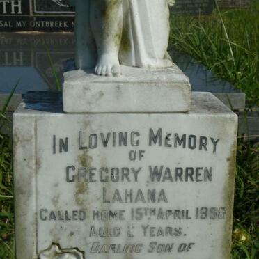 LAHANA Gregory Warren -1966