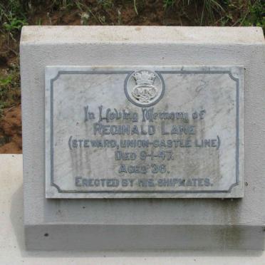LANE Reginald -1947