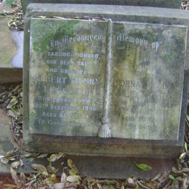 LEGGOTT Albert Henry -1956 &amp; Lorna Selina -1981