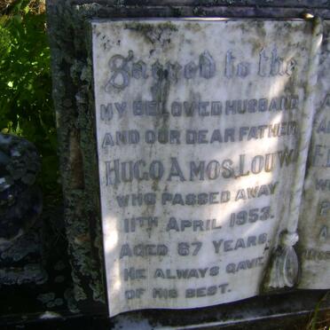 LOUW Hugo Amos -1953