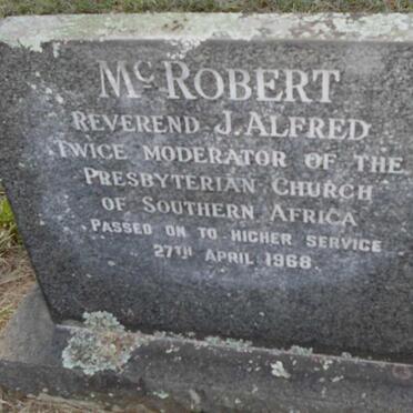 McROBERT J. Alfred -1968
