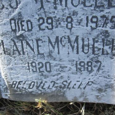 McMULLEN Elaine 1920-1987