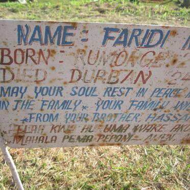 MNYANGA Faridi 1988-2015