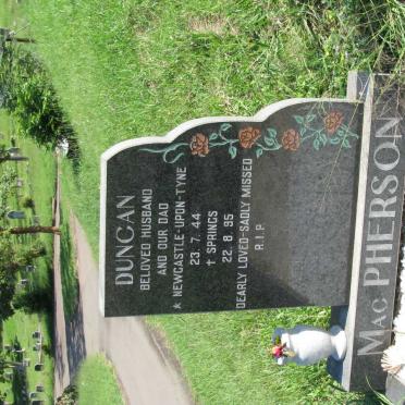 MacPHERSON Duncan 1944-1995