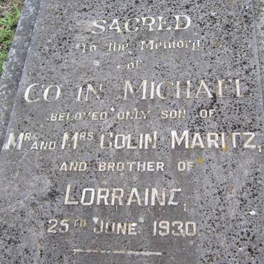 MARITZ Colin Michael -1930