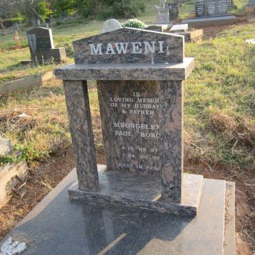 MAWENI Mbongeleni Paul 1967-2007