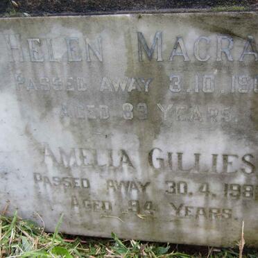 MACRAE Helen -1962 :: GILLIES -1982