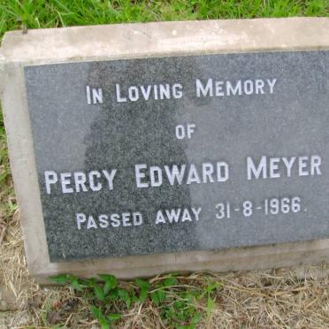 MEYER Percy Edward -1966