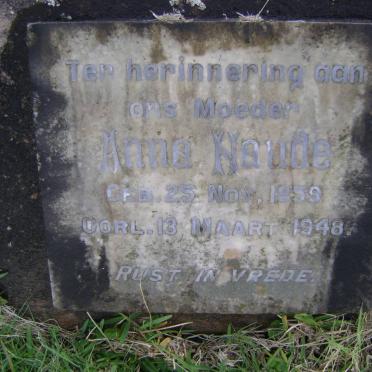 NAUDE Anna 1859-1948