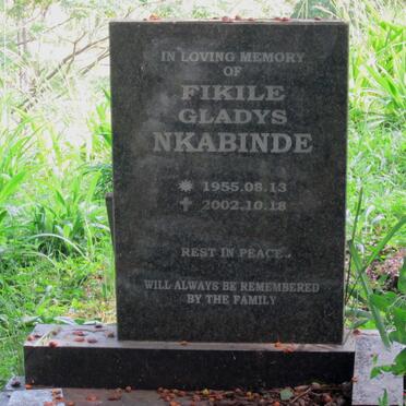 NKABINDE Fikile Gladys 1955-2002