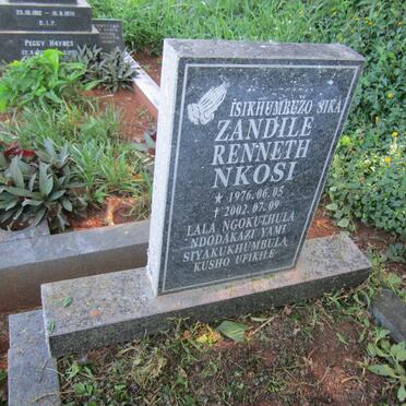 NKOSI Zandile Renneth 1976-2002
