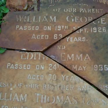 NURSE William George -1926 &amp; Edith Emma -1936